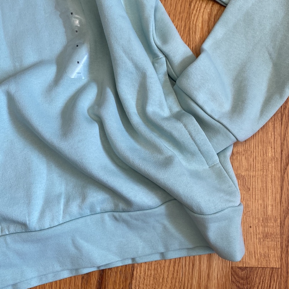 NWT Adidas Hoodie Sweatshirt Medium Mint Green Medium - Picture 4 of 8